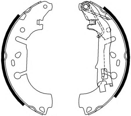 Zapatas de freno traseras Ferodo FSB682