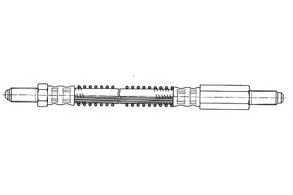 Tubo flexible de frenos delantero Rover NRC4401