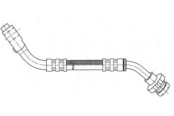 FHY2347 Ferodo tubo flexible de frenos delantero izquierdo