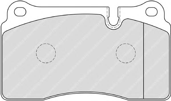 FDB1996 Ferodo pastillas de freno delanteras