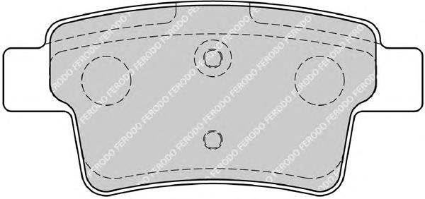 FDB1973 Ferodo pastillas de freno traseras