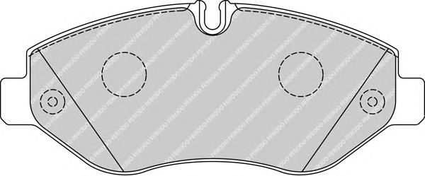 Comprar FVR4036 Ferodo Pastillas delanteras de freno
