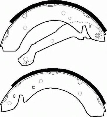 FSB147 Ferodo zapatas de frenos de tambor traseras