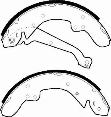 Zapatas de frenos de tambor traseras FSB148 Ferodo