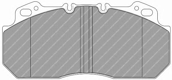 FCV1813B Ferodo pastillas de freno delanteras