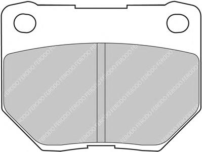 FDS1372 Ferodo pastillas de freno traseras