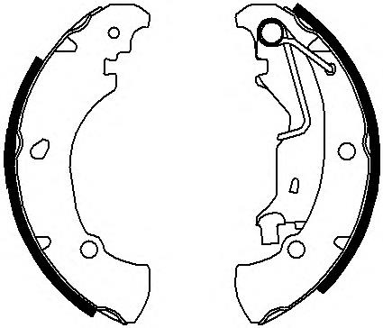 FSB656 Ferodo zapatas de frenos de tambor traseras