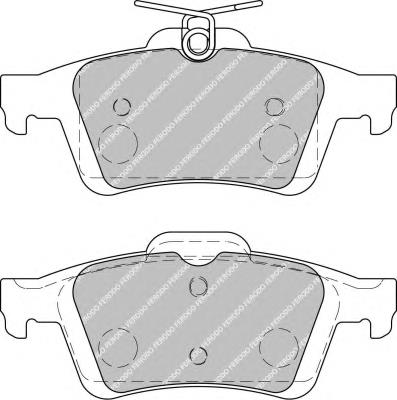Pastillas de freno traseras FDB1931 Ferodo