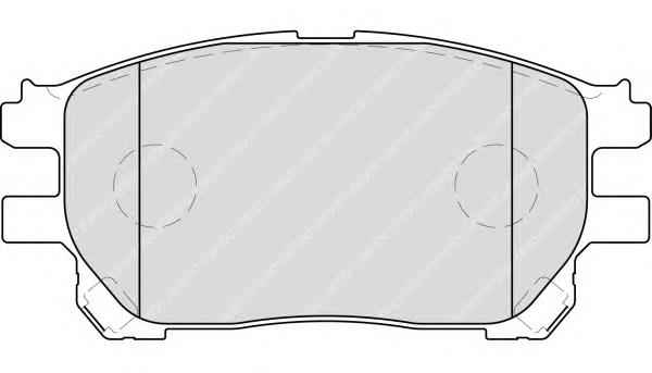 FDB1868 Ferodo pastillas de freno delanteras