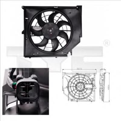 Ventilador del radiador BMW 64546988915 precio, desde 139,39 EUR