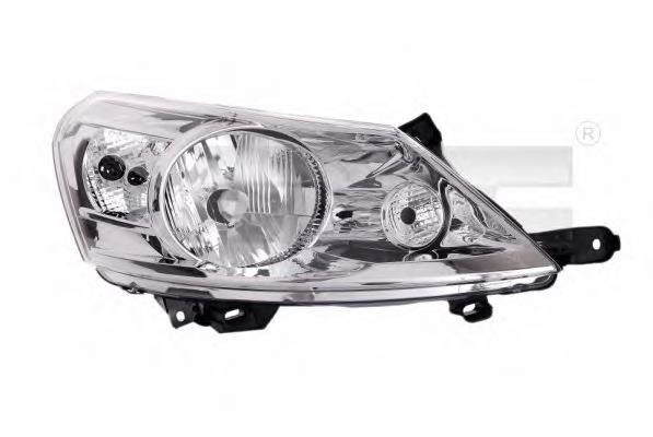 Faro derecho 1400455380 Peugeot/Citroen