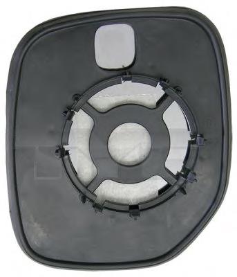 Cristal de espejo retrovisor exterior izquierdo 02506 Zilbermann
