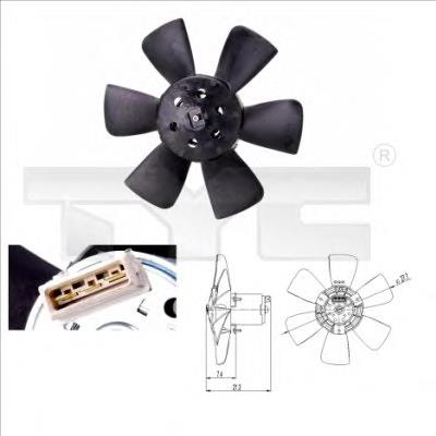 Ventilador de radiador TYC 8370008 precio, desde 40,85 EUR