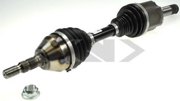 Semieje delantero izquierdo 24960 GKN-Spidan