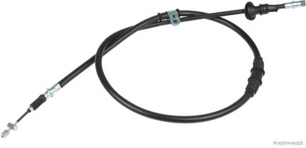 MMB806052 Mitsubishi cable de freno de mano trasero izquierdo