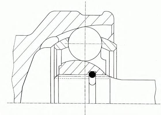 303912 Loebro junta homocinética exterior delantera