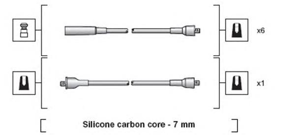 Cables de bujías CLS218 Champion