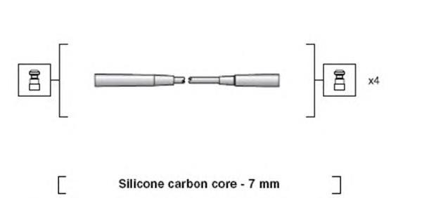 Cables de encendido NGK 6296