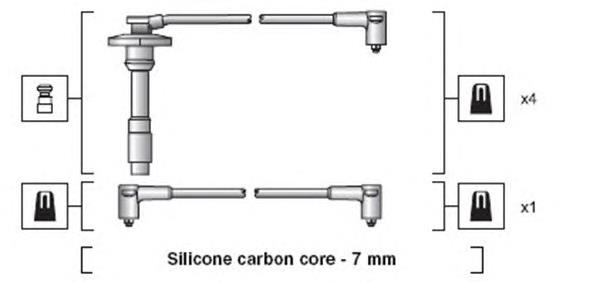 941318111264 Magneti Marelli juego de cables de encendido