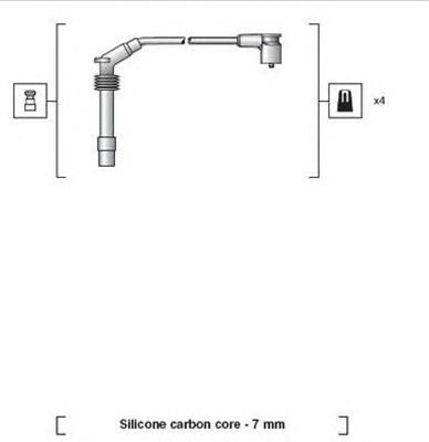 941318111159 Magneti Marelli juego de cables de encendido