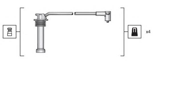 941318111142 Magneti Marelli juego de cables de encendido