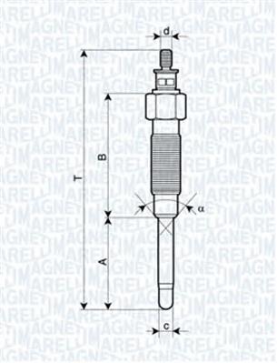 062900065304 Magneti Marelli bujía de incandescencia