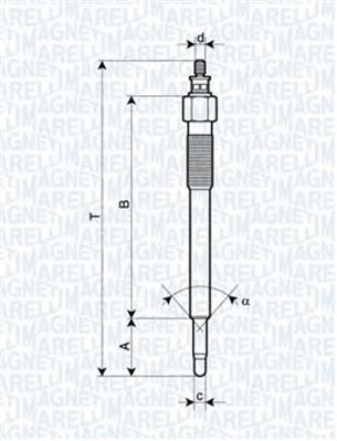 062900075304 Magneti Marelli bujía de incandescencia