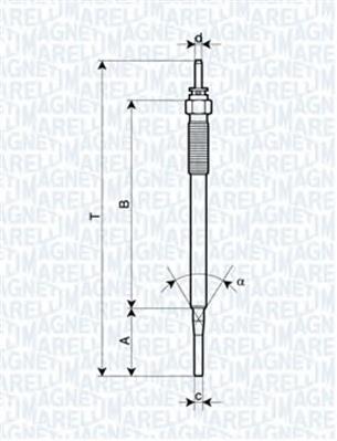 062900036304 Magneti Marelli bujía de incandescencia