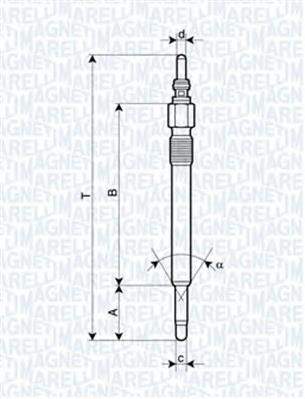 062900057304 Magneti Marelli bujía de incandescencia