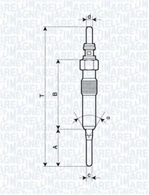 062900087304 Magneti Marelli bujía de incandescencia