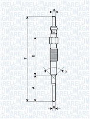 062900079304 Magneti Marelli bujía de incandescencia