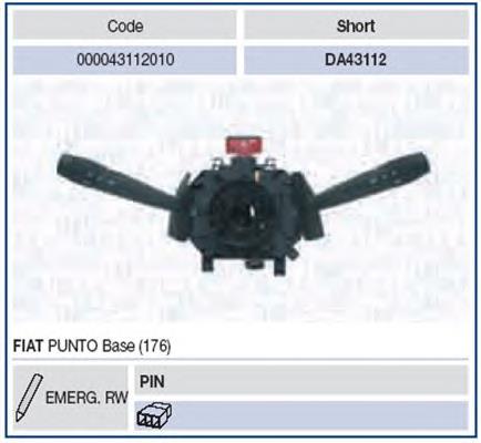 Interruptor de la columna de dirección completo Fiat/Alfa/Lancia 0714569060 precio, desde 60,29 EUR