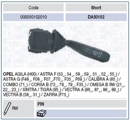 000050102010 Magneti Marelli conmutador en la columna de dirección derecho