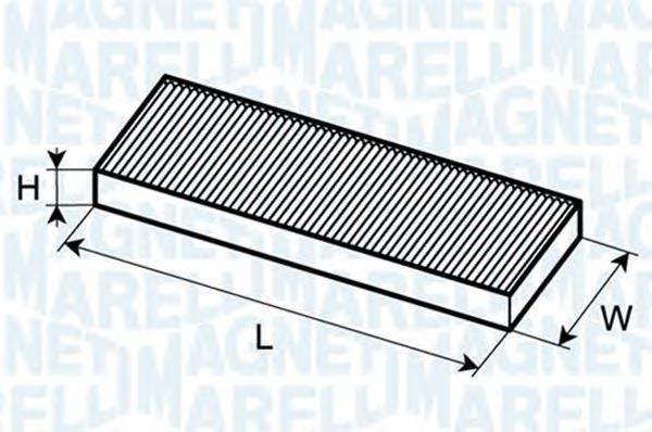 350203062630 Magneti Marelli filtro de habitáculo