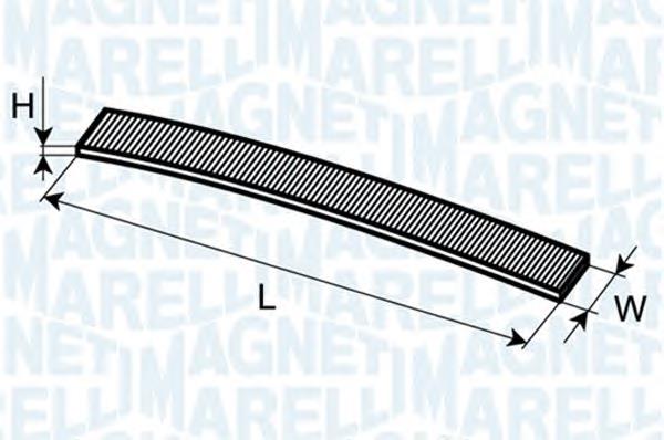 350203062080 Magneti Marelli filtro de habitáculo