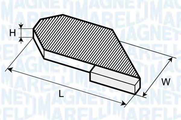 350203062680 Magneti Marelli filtro de habitáculo