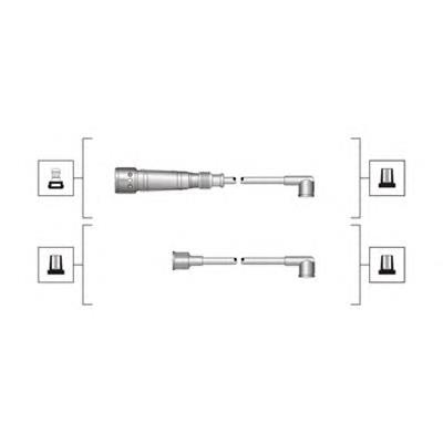 941319170004 Magneti Marelli cables de bujías