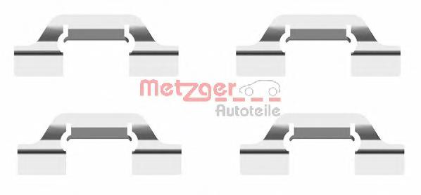 109-1685 Metzger conjunto de muelles almohadilla discos traseros