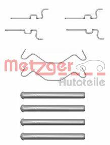 109-1683 Metzger conjunto de muelles almohadilla discos traseros