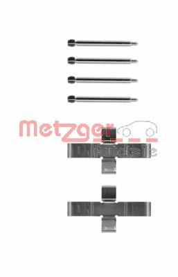 109-1004 Metzger conjunto de muelles almohadilla discos delanteros