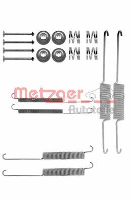 Kit de montaje, zapatas de freno traseras 1050758 Metzger