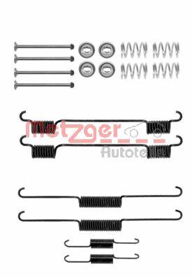 Kit de montaje, zapatas de freno traseras 1050817 Metzger