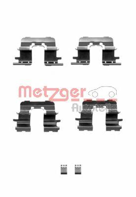 109-1290 Metzger conjunto de muelles almohadilla discos traseros