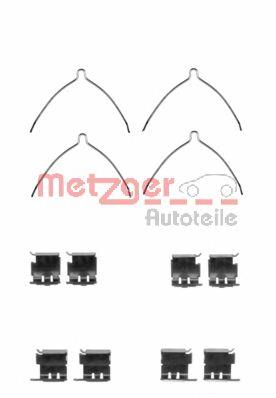 109-1289 Metzger conjunto de muelles almohadilla discos delanteros