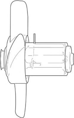 069422224010 Magneti Marelli ventilador (rodete +motor refrigeración del motor con electromotor completo)