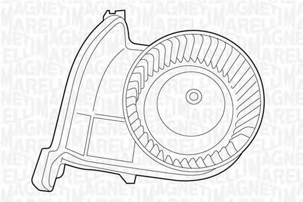 069401326010 Magneti Marelli motor eléctrico, ventilador habitáculo