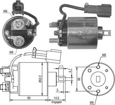 Interruptor magnético, estárter ZM2719 ZM