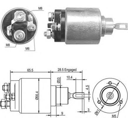 Interruptor magnético, estárter 0331303159 Bosch