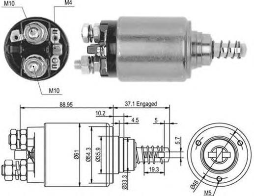 Interruptor solenoide Bosch 0331402206