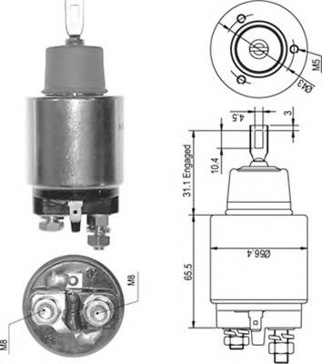 Interruptor magnético, estárter ZM975 ZM